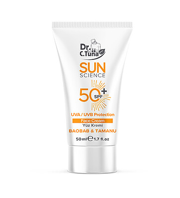 کرم ضد آفتاب دکتر سی تونا فارماسی SPF50 حجم 50 میل DR.C.TUNA Farmasi Sunscreen Cream Face Spf50 50ml