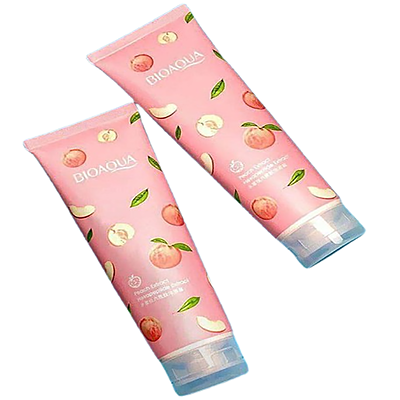 اسکراب و نمک بدن تیوپی هلو بیوآکوا BIOAQUA peach scrub 