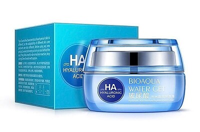 کرم روز مرطوب کننده هیالورونیک اسید بیوآکوا BIOAQUA