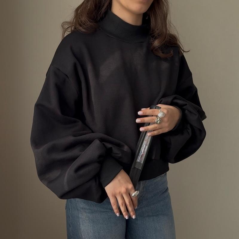 کراپ دورس آستین پفکی 