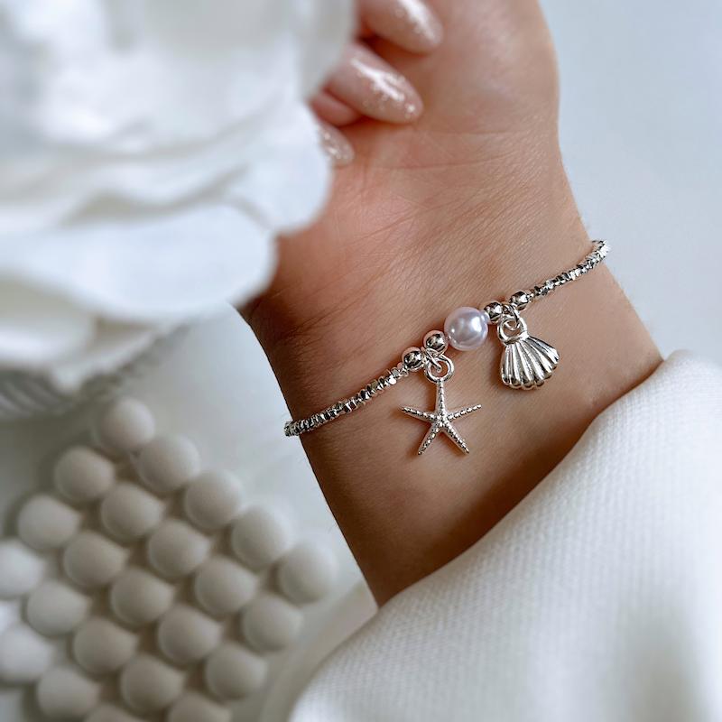 دستبند ستاره صدف
