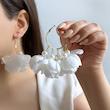 گوشواره حلقه‌ایی چند گل