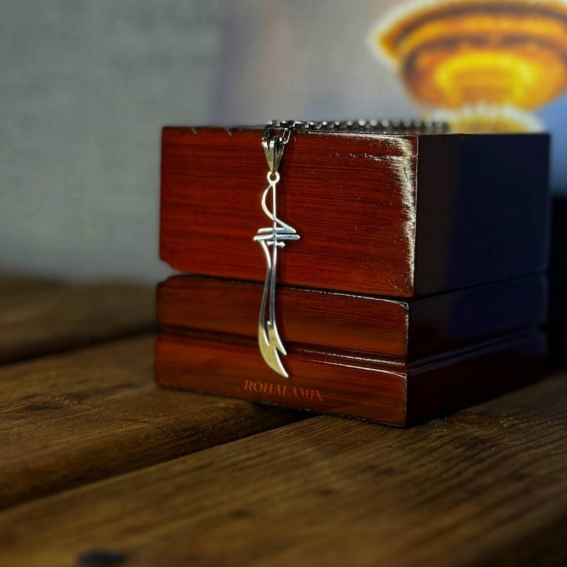 گردنبند ذوالفقار(ali)نقره