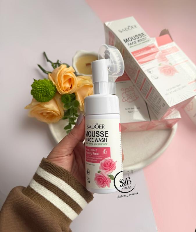 فوم براش دار گل سرخ