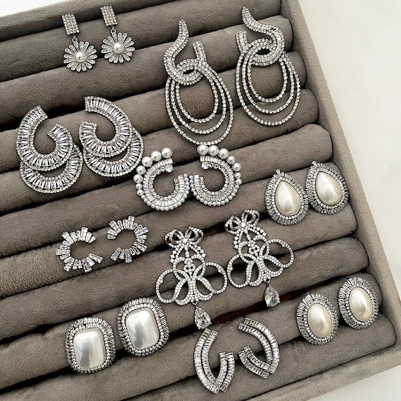 گوشواره طرح جواهر عروس