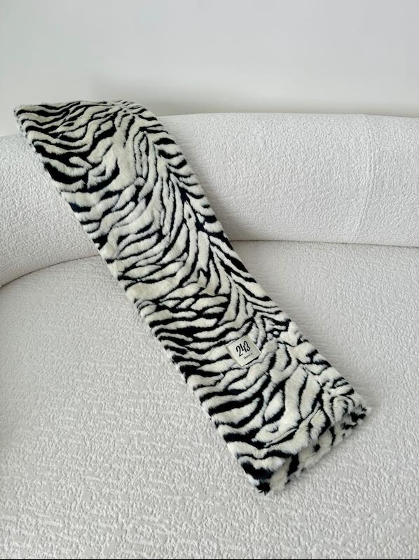 چانکی اسکارف خز Deluxe Zebra 🦓 