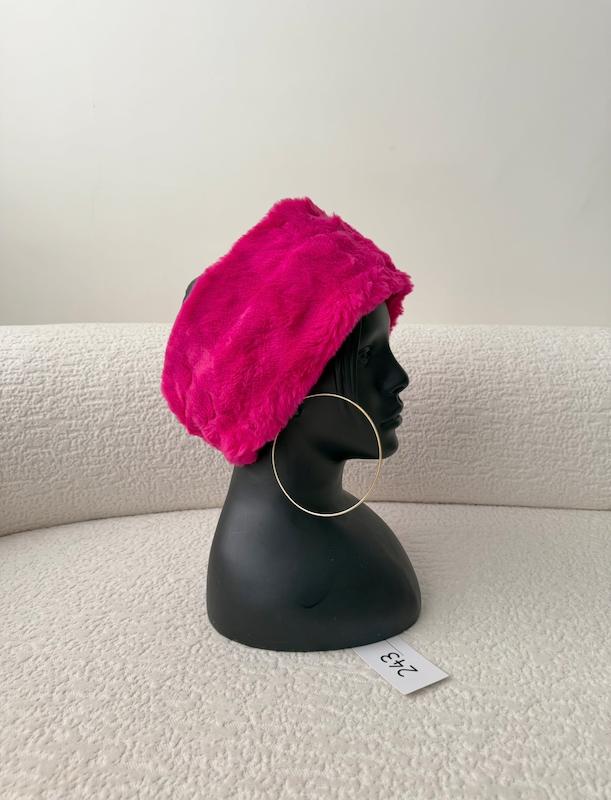 هدبند روسی خز Barbie girl 🩷