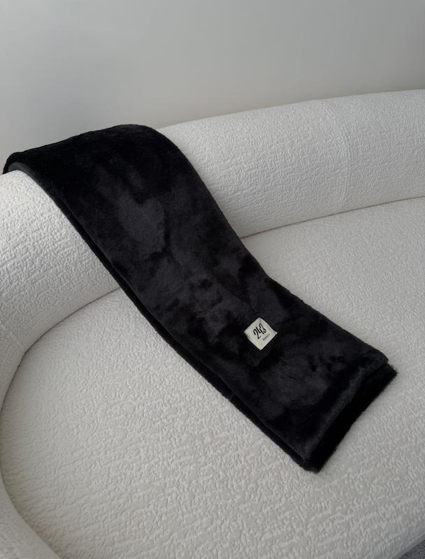 چانکی اسکارف خز Jet Black 🖤