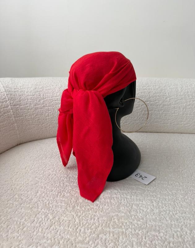 مینی اسکارف بیسیک قرمز ❤️