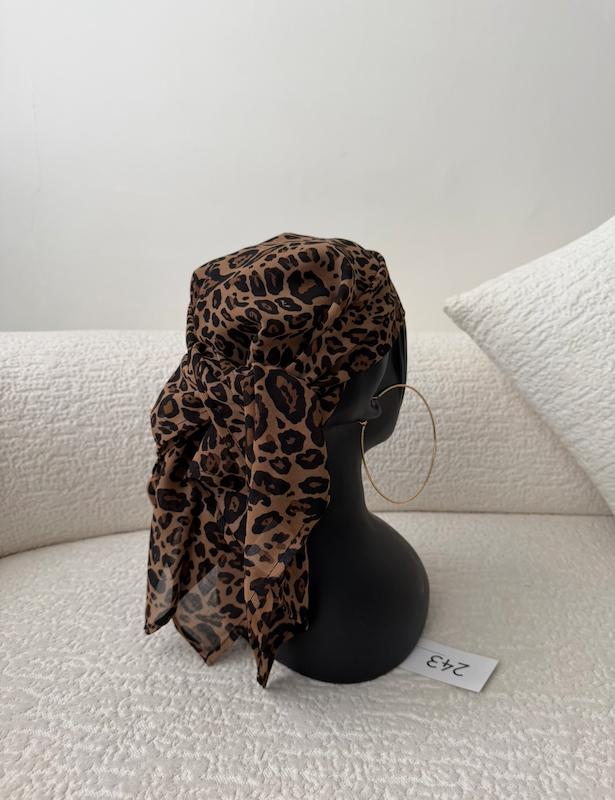 مینی اسکارف حریر پلنگی کد A 🐆