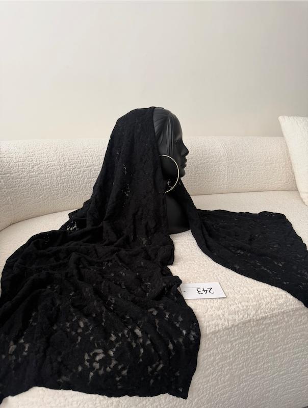 شال دانتل مشکی 🖤