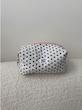 Polka makeup bag ( سفید خالخالی ) ⚪️