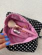Polka makeup bag ( مشکی خالخالی ) ⚫️