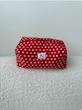 Polka makeup bag (قرمز خالخالی ) 🍓