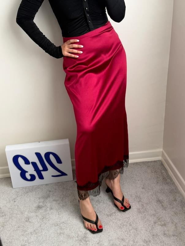 دامن rosalia زرشکی 🍷