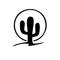 استیکر سیاه ترین کاکتوس