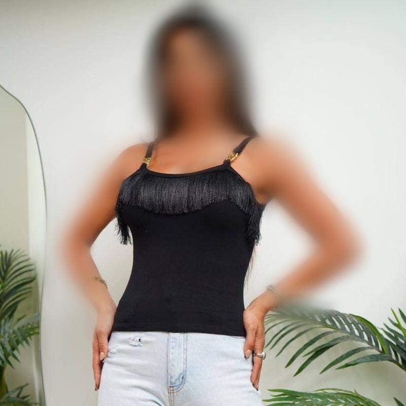 کراپ بند زنجیری جلو ریش مدل 110004