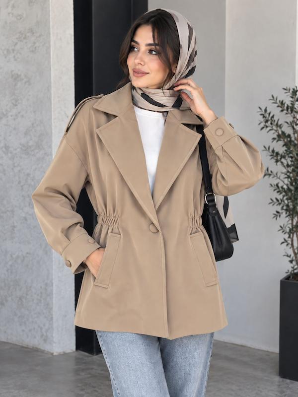ترنچ کت زنانه مدل استیلا