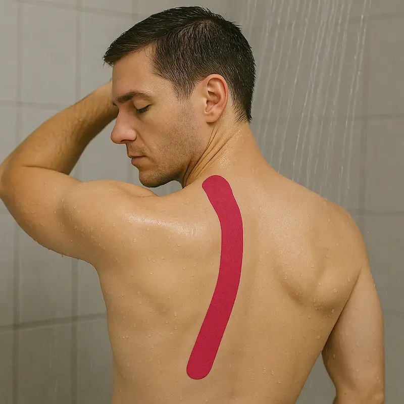 چسب کنزو تیپ کیندمکس (Kindmax Kinesiology Tape) – نوار درمانی و ورزشی حرفه‌ای ضد آب و ضد حساسیت
