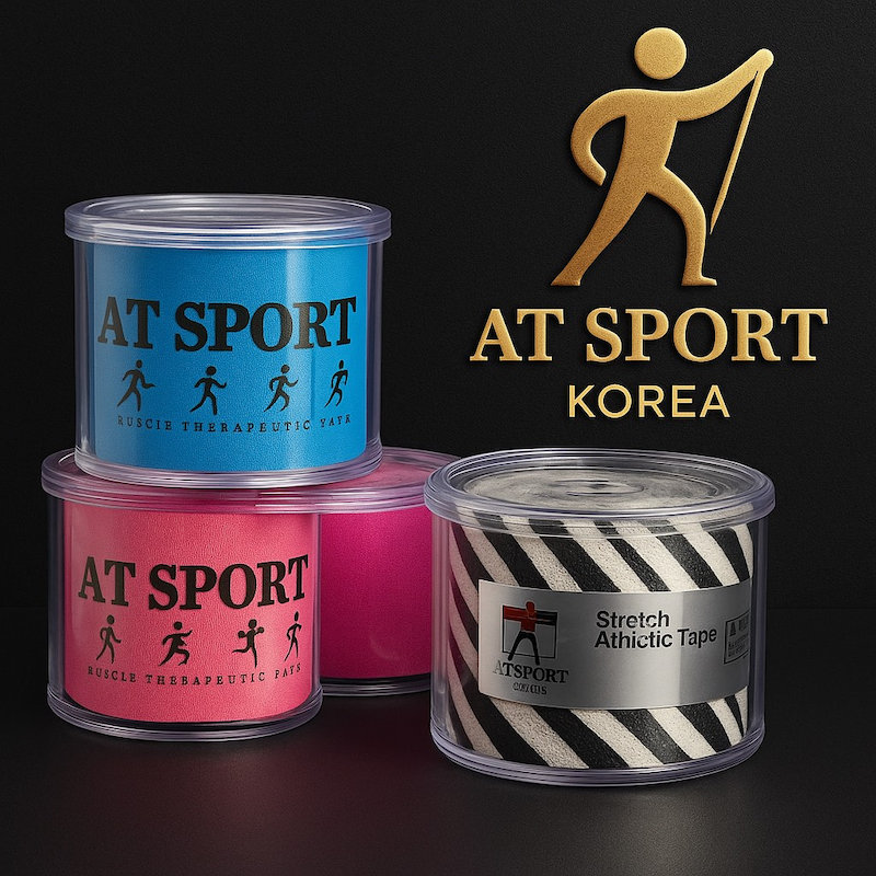 ینزیوتیپ AT SPORT کره‌ای عرض ۵ سانتی‌متر طول ۵ متر با چسب ضد حساسیت