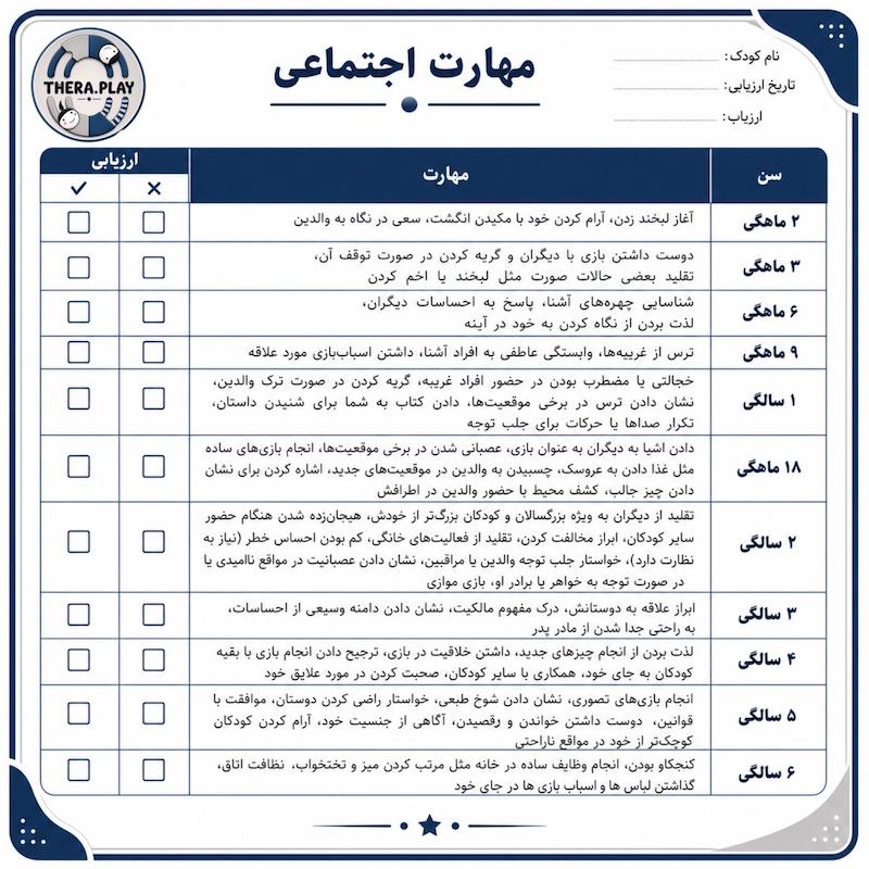 ارزیابی مهارت اجتماعی