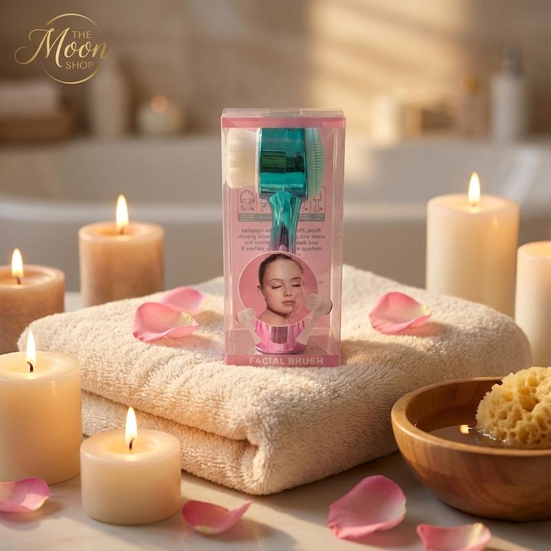 فیس براش دستی چکشی هولوگرامی | دو سر مویی و سیلیکونی