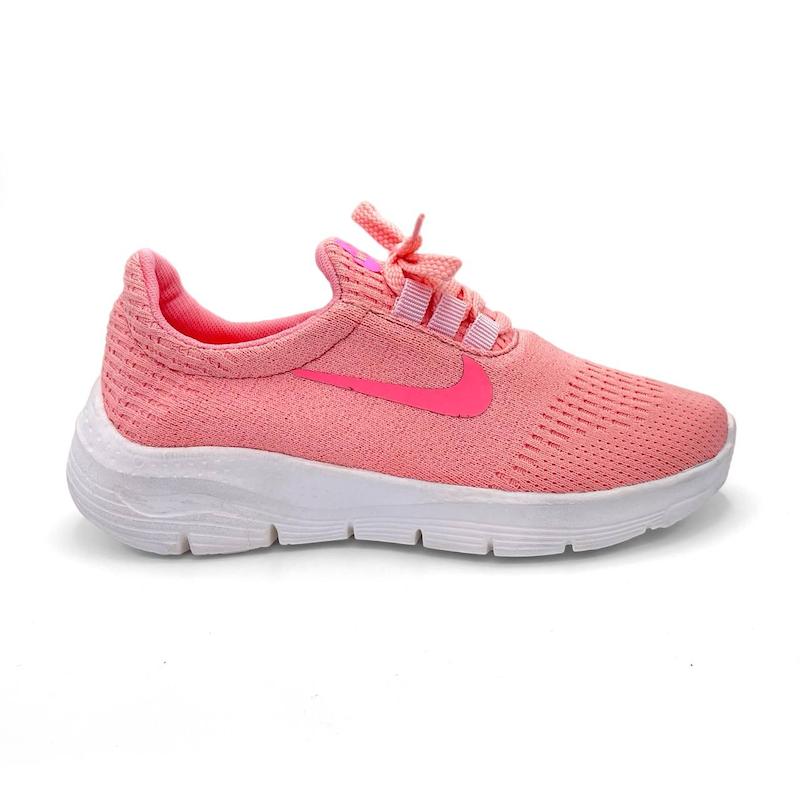 کفش اسپرت دخترانه مدل sneaker - 0036_Salmon