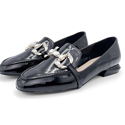 کالج زنانه مدل Flat shoes - 0036_Black