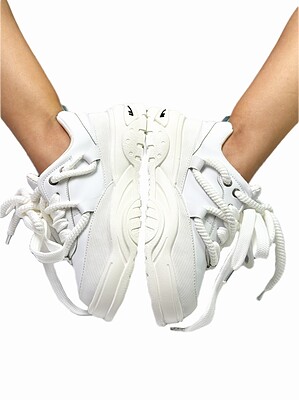 کفش اسپرت دخترانه مدل sneaker - 0024_White