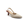 کفش صندل زنانه مدل sandal valentino - 0062_Creamy/Brown