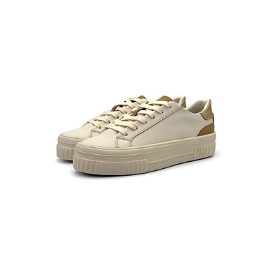 کتانی دخترانه زارا مدل sneaker zara - 0071_Creamy