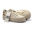 کتانی دخترانه زارا مدل sneaker zara - 0071_Creamy