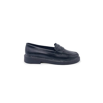 کالج زنانه مدل Flat shoes - 0078_Black