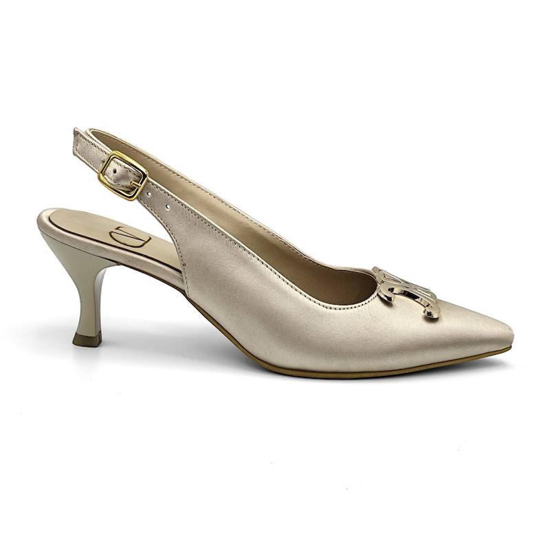 کفش مجلسی زنانه پاشنه دار 5 سانت  مدل 400951 _ sandal valentino