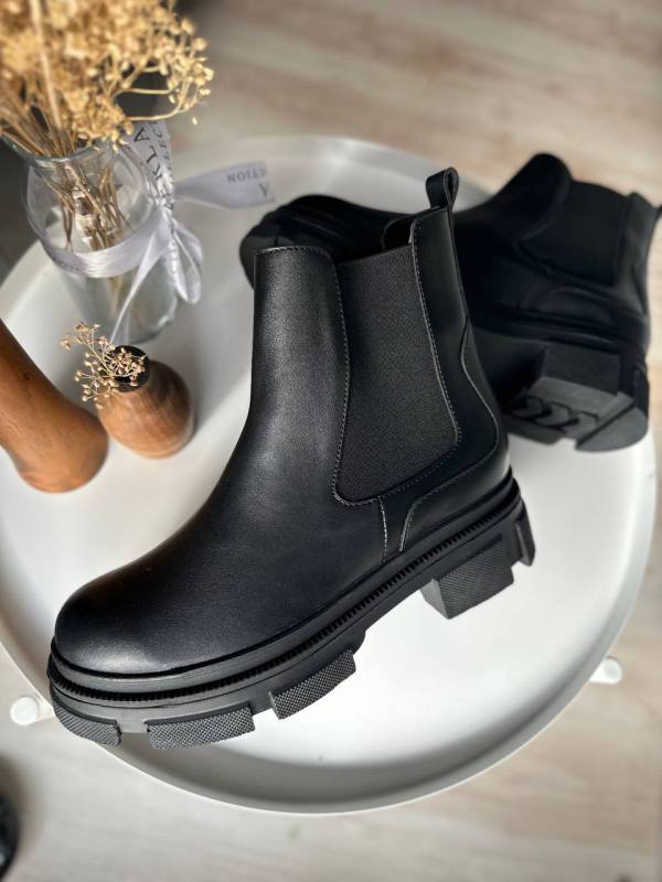 کفش نیم بوت زنانه مدل 00029 - Flat Ankle Boots
