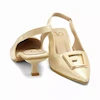 کفش مجلسی زنانه پاشنه دار 3 سانت مدل sandal valentino _ 400343