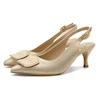 کفش مجلسی زنانه پاشنه دار 5 سانت مدل 400921 _ sandal valentino