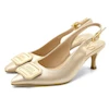 کفش مجلسی زنانه پاشنه دار 5 سانت مدل 400923 _ sandal valentino