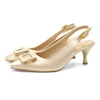 کفش مجلسی زنانه پاشنه دار 5 سانت مدل 400937 _ sandal valentino