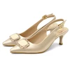 کفش مجلسی زنانه پاشنه دار 5 سانت مدل 400946 _ sandal valentino