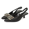 کفش مجلسی زنانه پاشنه دار 3 سانت مدل 400322 _ sandal valentino