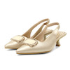 کفش مجلسی زنانه پاشنه دار 3 سانت  مدل 400346 _ sandal valentino