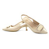 کفش مجلسی زنانه پاشنه دار 3 سانت  مدل 400346 _ sandal valentino