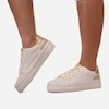 کفش کتانی دخترانه زارا مدل sneaker zara - 0071_Creamy