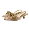 کفش مجلسی زنانه پاشنه دار مدل sandal valentino - 0092