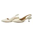 کفش مجلسی زنانه پاشنه دار 3 سانت مدل sandal valentino - 0097
