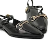 کفش کالج زنانه ورنی مدل Flat shoes - 0218 _ Black