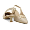کفش مجلسی زنانه پاشنه دار 3 سانت مدل 400351 _ sandal valentino