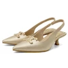 کفش مجلسی زنانه پاشنه دار 3 سانت مدل 400351 _ sandal valentino