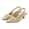 کفش مجلسی زنانه پاشنه دار 3 سانت زنانه مدل 400355 _ sandal valentino